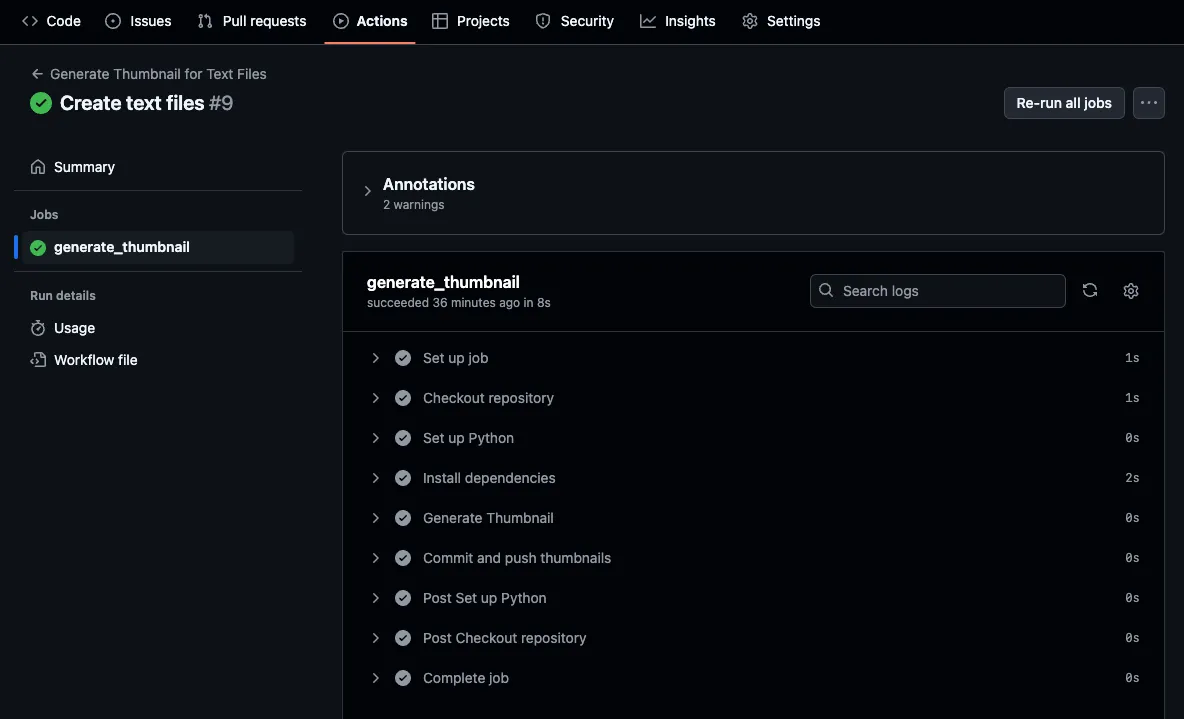 Github Action이 돌아갑니다.